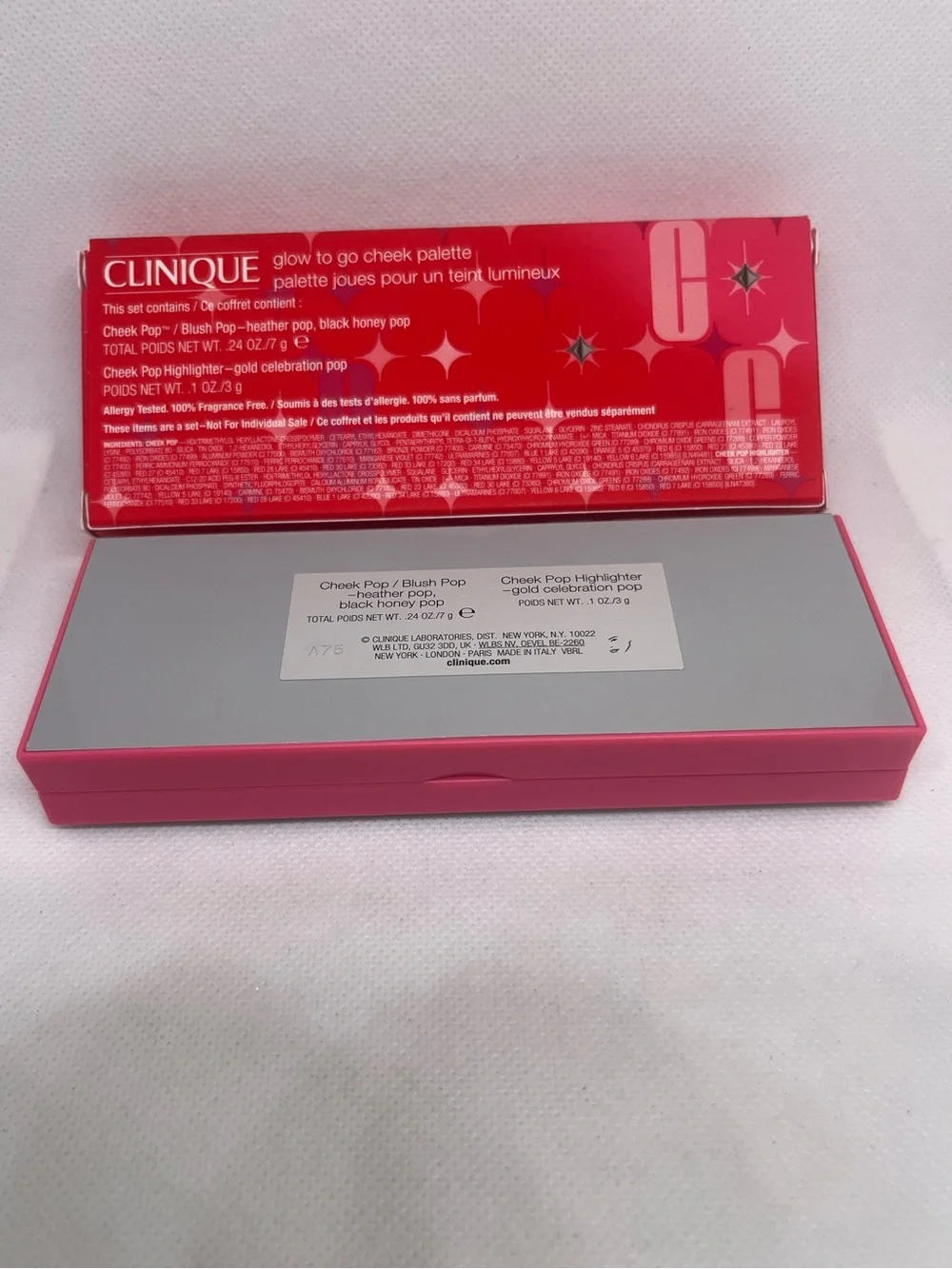 NEW CLINIQUE GLOW TO GO CHEEK PALETTE
